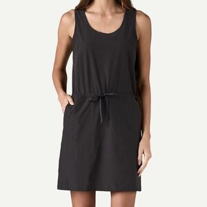 Patagonia Women's Fleetwith Dress In Black Women's Size XS Cross Back